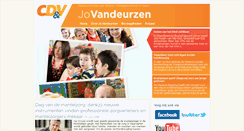 Desktop Screenshot of jovandeurzen.be